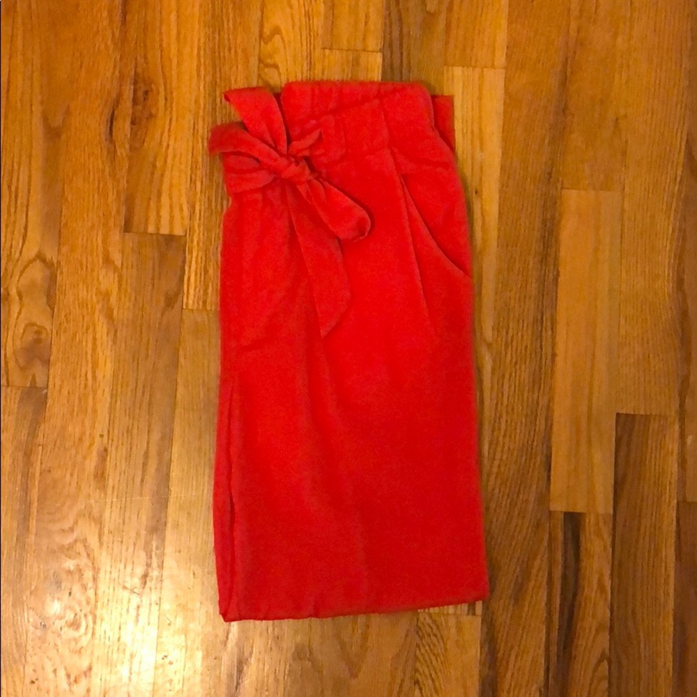 Forever 21 Red Dress Joggers